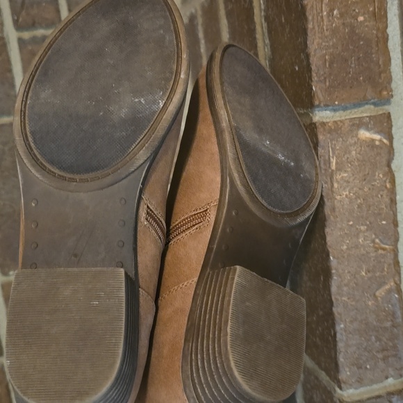 Rampage Women's Tulsa Cowboy Heel Ankle‎ Bootie Brown Taupe Size 10 - Picture 7 of 7